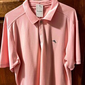 Men’s Tommy Bahama Island Zone Supima Polo Pink XL (NWT)
